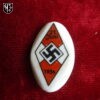 Insigne Hitlerjugend en porcelaine - militaria allemand - German militaria