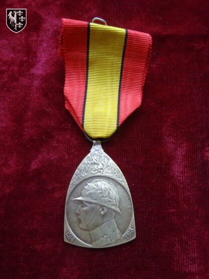 Médaille belge commémorative de guerre 1914-1918 - militaria Belgique.