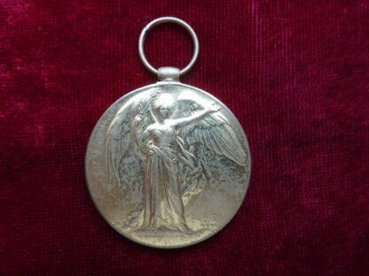 Médaille interalliée britannique attribuée au sergent à titre temporaire) P.C Whitehouse du RAMC (Royal Army Medical Corps) matricule 59689. militaria