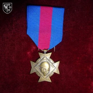 Médaille Croix des Services Militaires Volontaires (1934-1957) classe bronze type 2 - Militaria