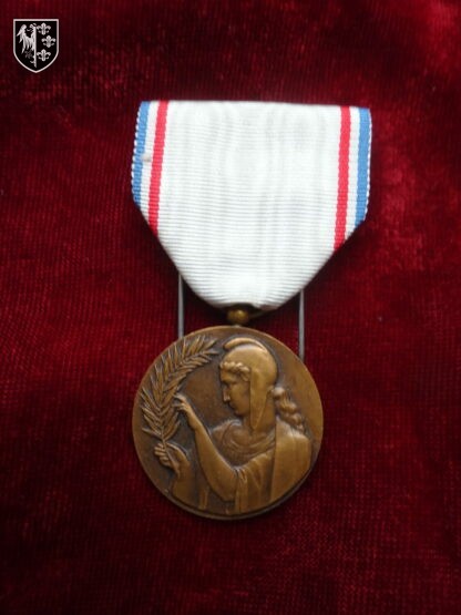 Médaille de bronze de la reconnaissance française. Militaria