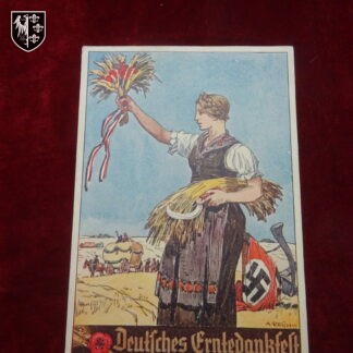 Carte postale Deutsches Erntedankfest - Militaria allemand - german postcard