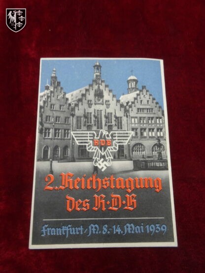 Carte postale Reichstagung des RDB - Militaria allemand