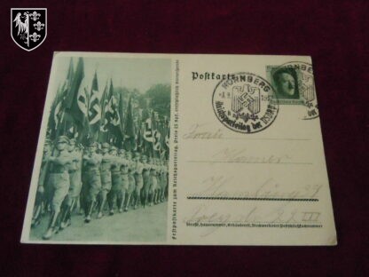 militaria allemand - german postcard WWII