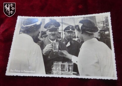 Carte postale Adolf Hitler avec H. Himmler - Militaria allemand