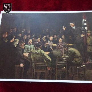 Carte postale couleur Adolf Hitler - Militaria allemand