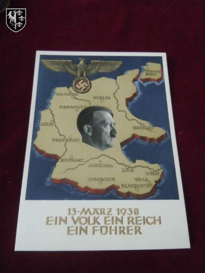 Carte postale 13 Marz 1938 - Militaria allemand - German postcard
