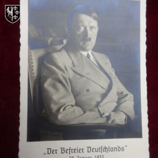 Carte postale Adolf Hitler - Militaria allemand - German poissard WWII