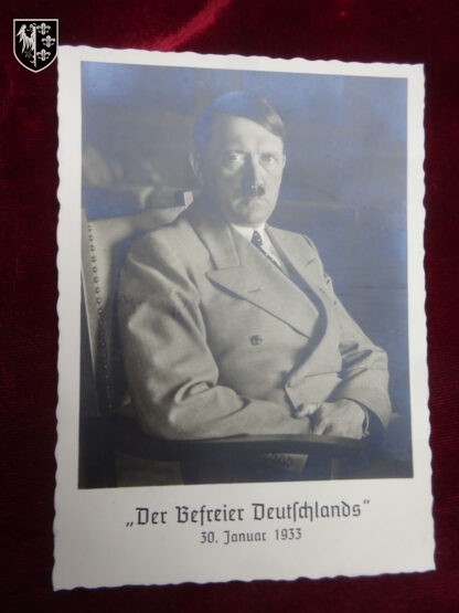 Carte postale Adolf Hitler - Militaria allemand - German poissard WWII