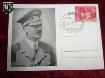 Carte postale chancelier Adolf Hitler - Militaria allemand - german postcard WWII