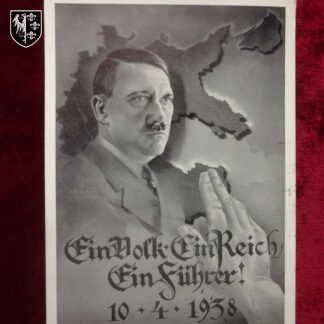 Carte postale chancelier Adolf Hitler - Militaria allemand