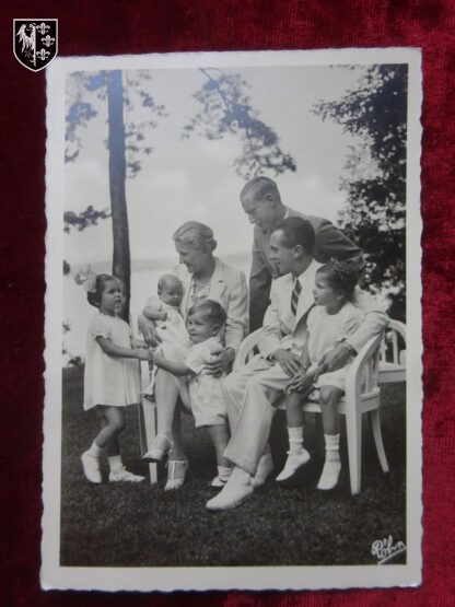 Carte postale famille J.Goebbels - militaria allemand - german postcard WWII