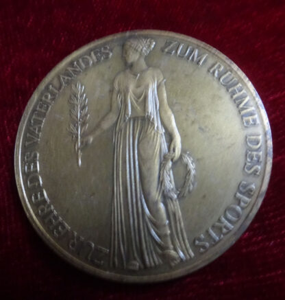 Médaille de table Jeux Olympiques 1936. Bon état.