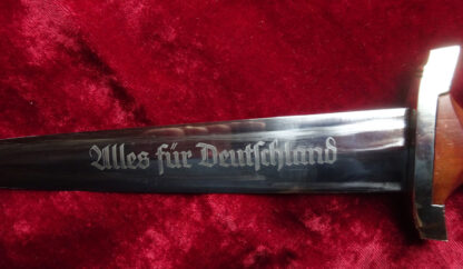Dague SA avec sa bélière. Fabricant EP&S, Solingen - Militaria allemand