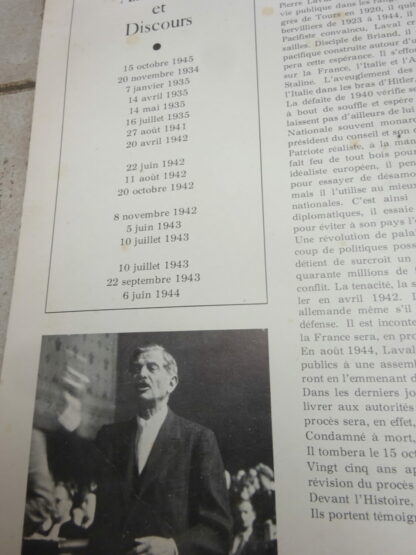 disque 33 tours Pierre Laval SERP