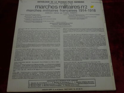 Disque 33 tours marches militaires 1914-1918 SERP