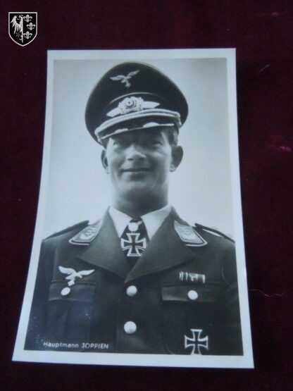 Carte postale Hauptmann Joppien - Militaria allemand - german postcard WWII