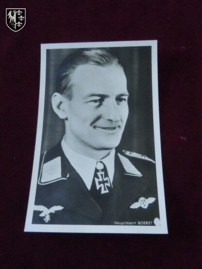 Carte postale Hauptmann Boerst - Militaria allemand - german postcard WWII