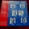 Disque 33 tours campagne présidentielle 1965 SERP