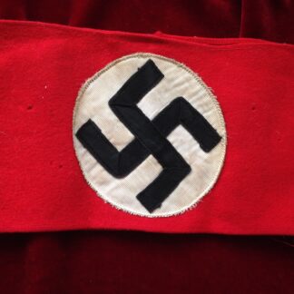 brassard NSDAP avec son étiquette RZM - Militaria allemand