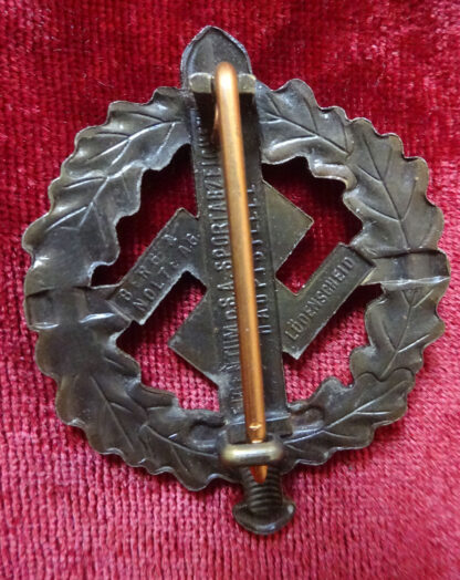 Badge SA sports classe bronze - Militaria allemand