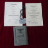 Ensemble Wherpass, diplomes et plaque d'identité