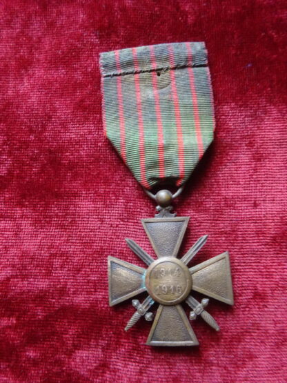 Médaille Croix de guerre 1914-1916 avec étoile de bronze – Image 3