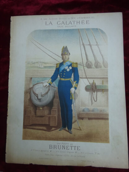 Lot de gravures et partitions militaires du XIXe siècle