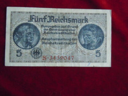 Billet 5 Reichsmark