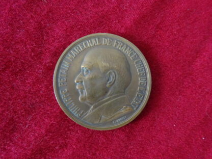 Médaille de table Philippe Pétain