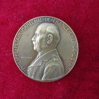 Médaille de Table Philippe Pétain 1943