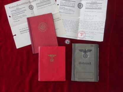 Lot documents au nom de Josef Ballof