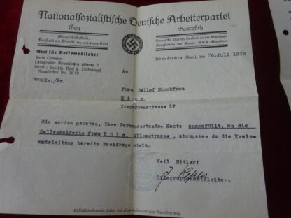 Lot documents au nom de Josef Ballof – Image 18