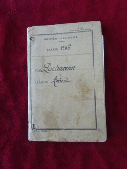 Lot livret militaire, carte LFC, carte combattant RÉSERVÉ (CD) – Image 8