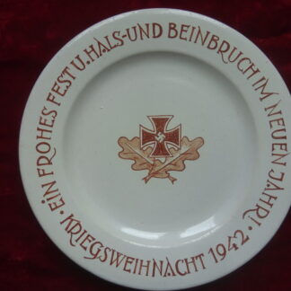 Assiette kriegsweihnacht 1942 Henriot Quimper RÉSERVÉ (CD)