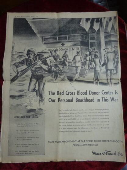 Oregon journal 6 june 1944 D Day – Image 3
