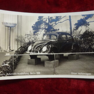 Carte postale Volkswagen 1939