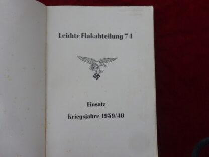 Leichte Flakabteilung 74 - Einsatz Kriegsjahre 1939/40 – Image 4