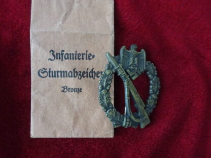 Badge assaut infanterie bronze
