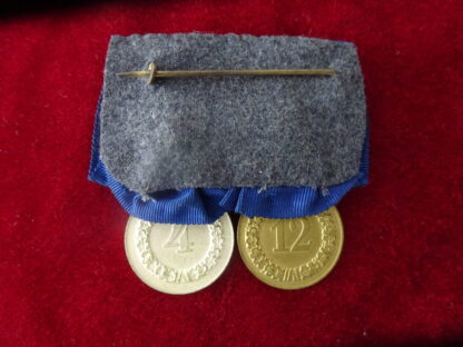 Barrette médailles 4 et 12 ans de service dans la Luftwaffe – Image 2
