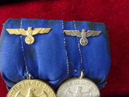 Barrette médailles 4 et 12 ans de service dans la Wehrmacht – Image 2