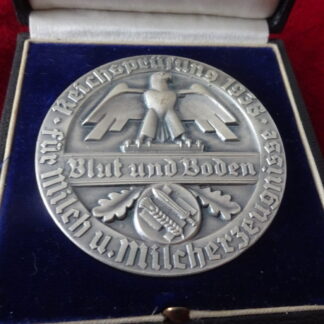 Médaille de table Blut und Boden Reichsprüfung 1938