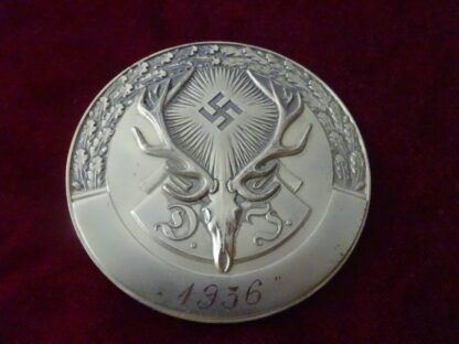 Médaille de table Deutsche Jägerschaft 1936