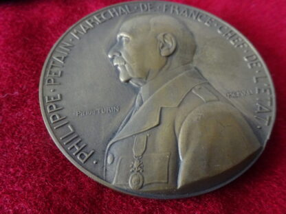 Médaille de table Philippe Pétain Chef de l'Etat – Image 2