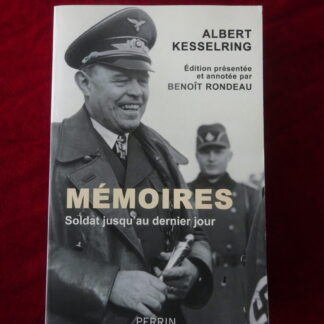 Livre mémoires d'Albert Kesselring