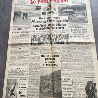 Le Petit journal numéro du 16 septembre 1938