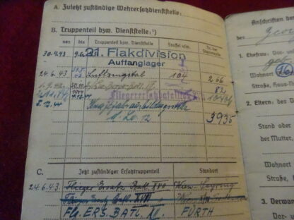 Soldbuch Luftwaffe – Image 5