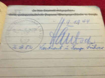 Soldbuch Luftwaffe – Image 6