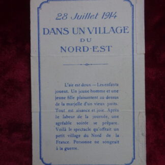 Carte à transformation dans un village du Nord Est