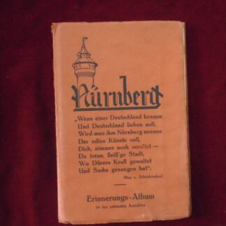 pochette 10 cartes ville Nuremberg - congrès du NSDAP